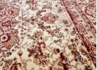 Тъкан персийски килим Blue stones 2538 cream елипса
